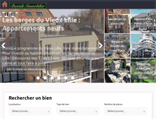 Tablet Screenshot of bastide-immobilier.fr